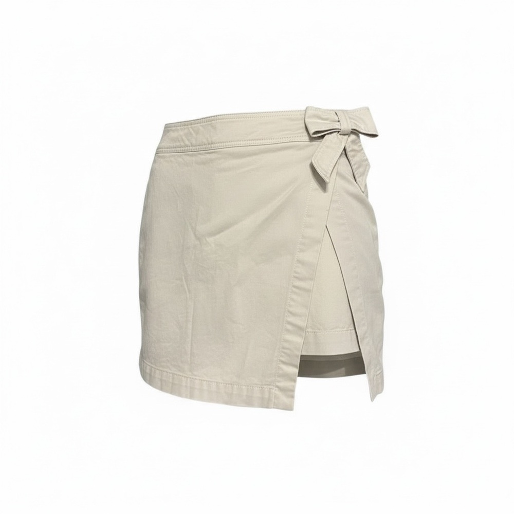 Vineyard Vines Girls Cream Skort with Bow